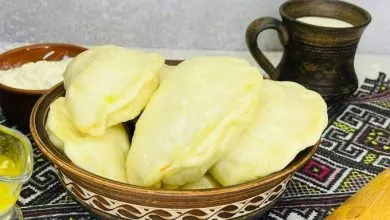 Varieniki Na Paru Z Kvashienoiu Kapustoiupukhkie Tisto Dlia Bud Iakoyi Nachinkiukrayinska Kukhnia Osnovne Foto Reczepta