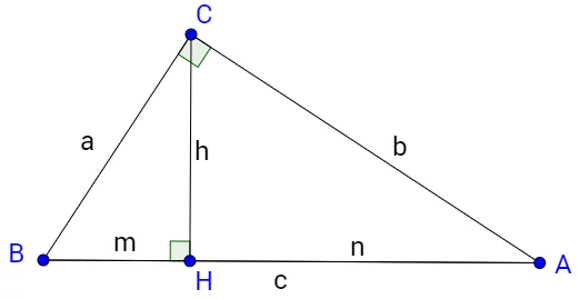 Vysota V Pryamokutnomu Trykutnyku